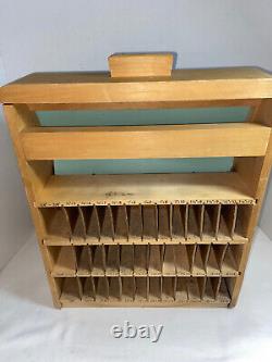 Vintage STANLEY Screw-Mate Combination Wood Drill Bits Counter Store Display USA