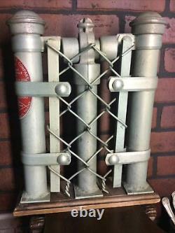 Vintage Salesman Sample Chain Link Fence Co Montgomeryville PA Advertising Sign