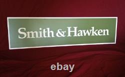 Vintage Smith & Hawken Store Display Sign LARGE & RARE Dual Sided Sign LOOK