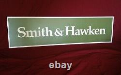 Vintage Smith & Hawken Store Display Sign LARGE & RARE Dual Sided Sign LOOK