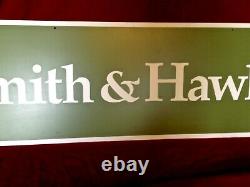 Vintage Smith & Hawken Store Display Sign LARGE & RARE Dual Sided Sign LOOK