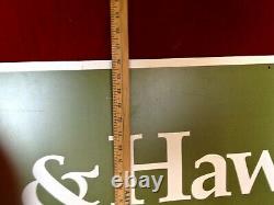 Vintage Smith & Hawken Store Display Sign LARGE & RARE Dual Sided Sign LOOK