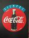 Vintage Soda Sign Coca-Cola Original Siempre Coke Store Display Pressboard