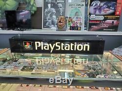 Vintage Sony Play Station PS1 Video Games Kay Bee Toy Store Lighted Sign Display