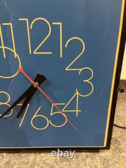 Vintage Sony Store Display Advertising Clock Point Of Sale Lighted Retail Sign