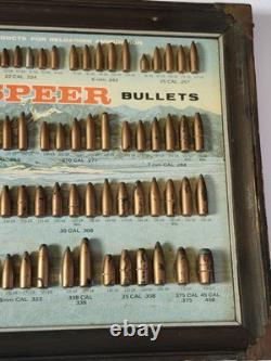 Vintage Speer Bullets Lewis & Clark Bullet Display