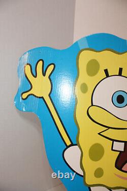 Vintage Spongebob Squarepants Store Display Sign 44 by 36 Large