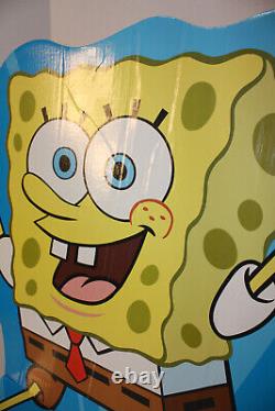 Vintage Spongebob Squarepants Store Display Sign 44 by 36 Large