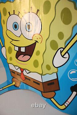 Vintage Spongebob Squarepants Store Display Sign 44 by 36 Large