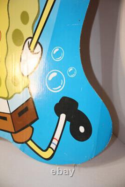 Vintage Spongebob Squarepants Store Display Sign 44 by 36 Large