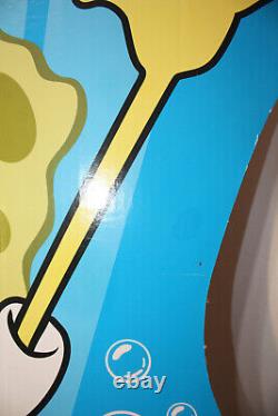 Vintage Spongebob Squarepants Store Display Sign 44 by 36 Large