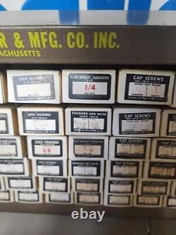 Vintage Standard Lock Washer & MFG. Co. Parts Cabinet Store Display Sign