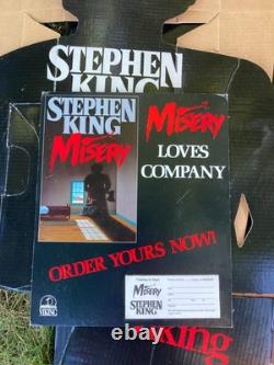 Vintage Stephen King Misery Advertising Store Book Display Memorabilia Promotion