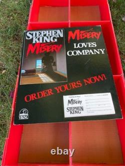 Vintage Stephen King Misery Advertising Store Book Display Memorabilia Promotion