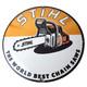 Vintage Stihl Chainsaw Sign Porcelain Hardware Store Display Best Saw Gas Sign