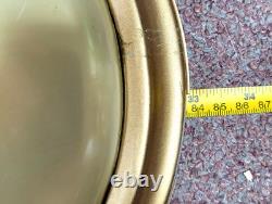 Vintage Store Display Hallmark Gold Crown Sign Oval and Two Spires