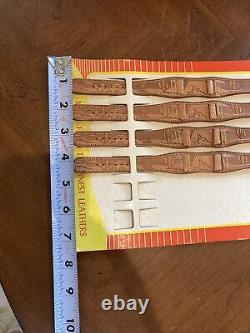 Vintage Store Display Sign Pickwick Leather Watch Band Straps Cowen Western