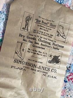 Vintage Store Display'the Royal Tailors' Tiger Logo +n. Dakota General Store Ad