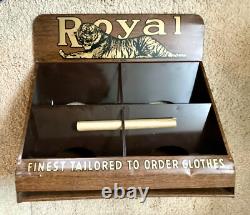 Vintage Store Display'the Royal Tailors' Tiger Logo +n. Dakota General Store Ad