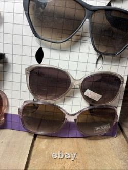 Vintage Sunglasses Cardboard Store Display Sign with 12 Pairs NOS 1980's Retro