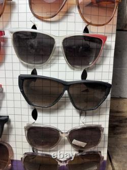 Vintage Sunglasses Cardboard Store Display Sign with 12 Pairs NOS 1980's Retro