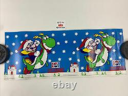 Vintage Super Nintendo Store Display Sign Pepsi Christmas Mario Promo