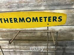 Vintage Taylor Thermometer Store Advertising Display Rack