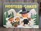 Vintage Thanksgiving Themed HOSTESS CAKES Grocery Store Display Advertising Sign
