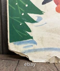 Vintage Thanksgiving Themed HOSTESS CAKES Grocery Store Display Advertising Sign