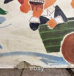Vintage Thanksgiving Themed HOSTESS CAKES Grocery Store Display Advertising Sign