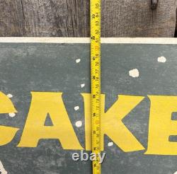 Vintage Thanksgiving Themed HOSTESS CAKES Grocery Store Display Advertising Sign