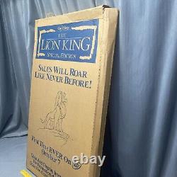 Vintage The Lion King DVD Disney Video Store Display Standee With Original Box