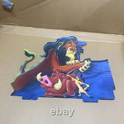 Vintage The Lion King DVD Disney Video Store Display Standee With Original Box