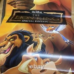 Vintage The Lion King DVD Disney Video Store Display Standee With Original Box