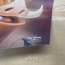 Vintage The Lion King DVD Disney Video Store Display Standee With Original Box