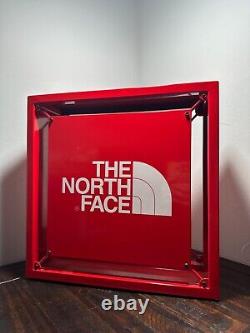 Vintage The North Face TNF Metal Store Display Sign 16 X 16