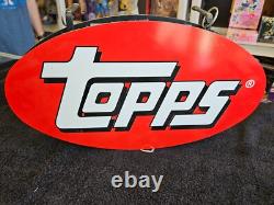 Vintage Topps Neon Light Advertising Store Display Sign 15.5 x 9 x 4.5