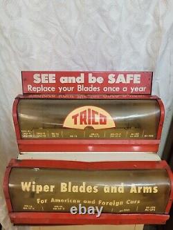 Vintage Trico Windshield Wiper Blade & Solvent Shop Display Advertising Storage