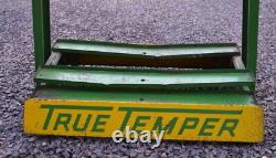 Vintage True Temper Tool Store Display Rack Advertising Axe Shovel Rake