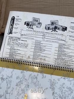 Vintage Winchester Ammunition Spiral Flip Chart Store Display Original Box