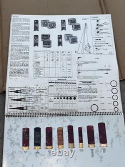 Vintage Winchester Ammunition Spiral Flip Chart Store Display Original Box
