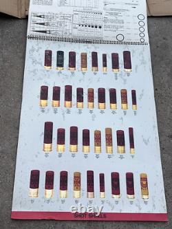Vintage Winchester Ammunition Spiral Flip Chart Store Display Original Box