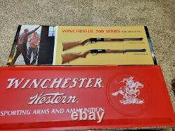 Vintage Winchester Die Cut Store Display Signs. 22 Rifles Complete