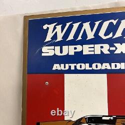 Vintage Winchester Super-x Model 1 Shotgun Masonite Store Display Sign Wall Rack