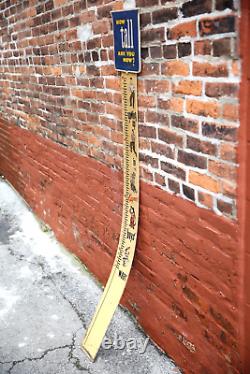 Vintage Workwear Clothing Sign Store Display Kaynee Boys Height Chart RULER