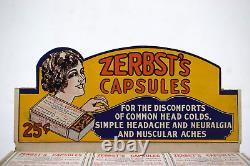 Vintage Zerbst's Capsules Full Store Display Box with 12 Boxes