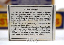 Vintage Zerbst's Capsules Full Store Display Box with 12 Boxes