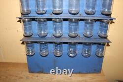 Vintage c. 1960 AC Hot Tip Spark Plugs Chevrolet 24 Metal Store Display Sign