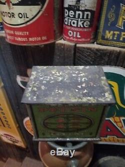 Vintage old metal adams gum general store display gas station sign oil rare