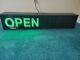 Vintage open closed lighted store display sign aluminum 34